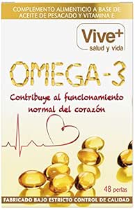 Vive+ Omega 3, Suplemento Alimenticio - 3 Paquetes de 48 Cápsulas ...