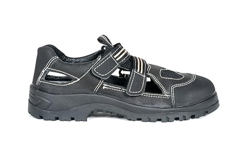 HERKULES Sicherheitsschuhe I Sandalen I Unisex I Stahlkappe I Klettverschluss