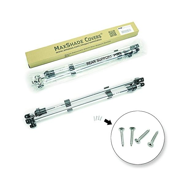 MSC-NEW-Adjustable-Bimini-Rear-Support-Poles-1-Aluminum-Support-PolesFit-Most-Types-of-Bimini-Tops