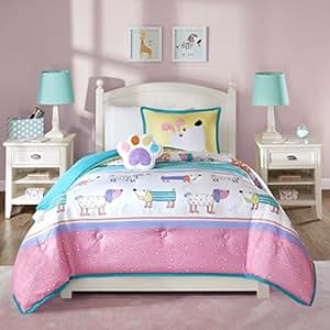 Amazon.com: 3 Piece Kids Puppy Dog Comforter Twin Set ...