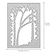 Lady Time Tree Metal Cutting Dies Stencil Scrapbooking Photo Paper Cards Crafts Embossing DIY