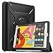 MoKo Case for New iPad 9th Generation 10.2 2021 / iPad 8th Gen 2020 / iPad 7th Gen 2019, iPad 10.2 Case,[Built-in Screen Protector + Pencil Holder] Full-Body Shockproof Cover,Auto Sleep/Wake,Black
