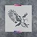 Eagle Stencil - Bird Stencils, Stencil Eagle, Eagle, Stencil of Eagle, Bird Stencil