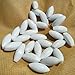 PTFE Magnetic Stirrer Mixer Stir Bars White Color,Olive Shape, (Diameter 8mm,Length 20mm),Pack of 10pcs