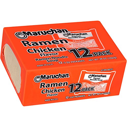 Maruchan Chicken Flavor Ramen Noodle Soup 12-3 oz. Box