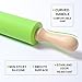 Creland Non-Stick Silicone Rolling Pin & Large Silicone Pastry Mat (25 X 17