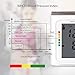 Blood Pressure Monitor HYLOGY Clinically Accurate Automatic Wrist Blood Pressure Cuff Monitor 2 * 120 Memory Storage FDA CE RoHS Approved