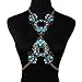 Holylove 2016 Exclusive Blue Handmade Personality Body Long Fashion Necklace & Pendant Statement Summer Vacation Vintage Necklace
