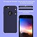iPhone 7 Case, TORRAS [Love Series] Liquid Silicone Gel Rubber iPhone 7 Shockproof Case with Soft Microfiber Cloth Lining Cushion (2016)-Midnight Blue