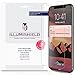 ILLUMISHIELD Screen Protector Compatible with Apple iPhone X (3-Pack) Clear HD Shield Anti-Bubble and Anti-Fingerprint PET Film