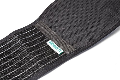 HarmonyPT Maternity Support Belt - Super Soft and Breathable Belly Band for back and pelvic support during pregnancy - Black or Beige
