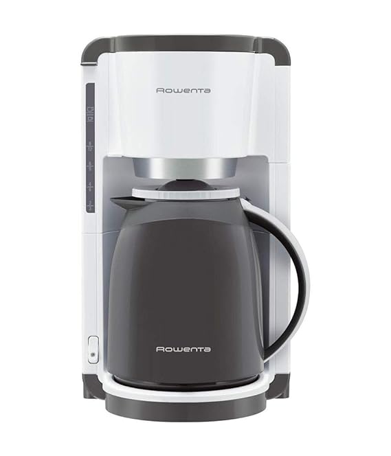Rowenta ct380111 freistehend halbautomatisch – Kaffeemaschine (freistehend, Filter-Kaffeemaschine, schwarz, weiß, Karaffe, Kn