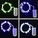 Mudder 8 Pieces Fairy String Lights 20 Micro LEDs 6.6 Feet Silver Wire Lights for Home Party Decoration, 8 Mix Colors
