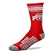 NCAA 4 Stripe Deuce Socks - Men's Large Available in 14 Teams (fits 10-13)