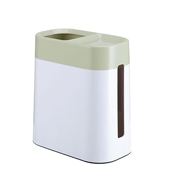 Amazon Com Trash Can Cylindrical Plastic Desktop Trash