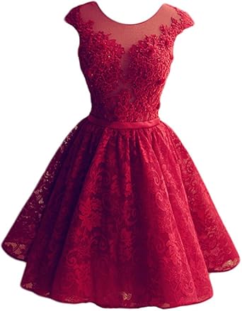red lace dress amazon