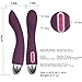 SVAKOM Vibrators G-Spot Vagina and Clitoris Touch Activated Sex Toys for Woman, Lisa/Wine Red, 15.8 Ounce