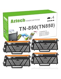 Aztech Compatible cartucho de tóner de repuesto para Brother tn850 tn-850 tn-820 variación, Negro Negro Negro Negro