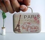 1/6 Barbie Blythe Size Paris Doll Dollhouse Miniature Toy Trunk Box Suitcase Luggage Traveling Case
