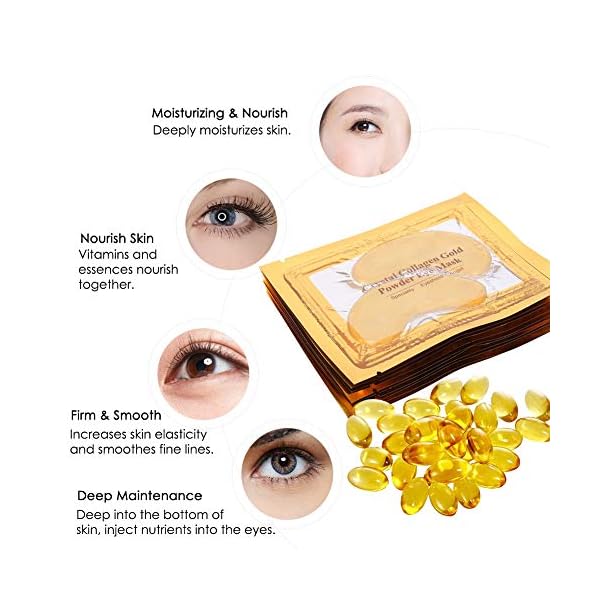 Eye Mask, Remove Dark Circle Eye Bag Anti-aging Eye Care Patches,Anti Wrinkle Treatment,Under Eye Gel Pads,Eye Mask for…