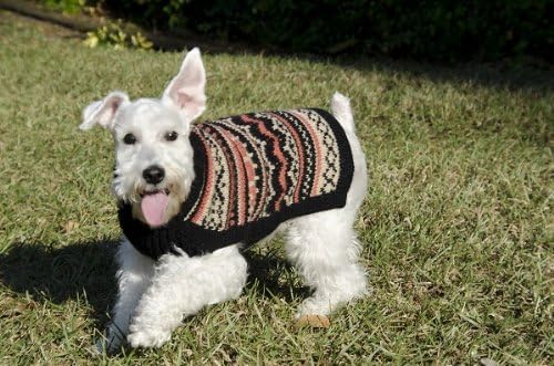 Alpaca Wool Hand made "Chura" Dog Sweater Size:XSmall