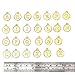 Wholesale Alphabet Letter Mixed Charms Pendants DIY for Jewelry Making and Crafting 17.5mm Set of 4 (104Pcs)