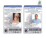 XpressID Holographic Service Dog ID and Handler ID (Custom) | Includes Registration to National Dog Registry