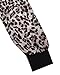 ZANZEA Women's Sexy Leopard Long Sleeve Chiffon Loose Blouse Casual Top Pullover Z-Black XL