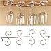 Buytra Under Cabinet Wine Glass Rack Stemware Holder for Home Bar, Holds up to 8 Glasses