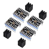 Kingprint TMC2208 V2.1 Stepper Damper with Heat Sink Driver, Replacement Damper for A4988 DRV8825 for 3D Printer (4 Pieces)