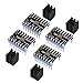 Kingprint TMC2208 V2.1 Stepper Damper with Heat Sink Driver, Replacement Damper for A4988 DRV8825 for 3D Printer (4 Pieces)