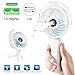 Handheld Misting Fan Portable Fan Facial Steamer,Rechargeable Battery Operated Fan,Foldable Travel Fan,Personal Fan Cooling Humidifier with Colorful Night Light for Travel