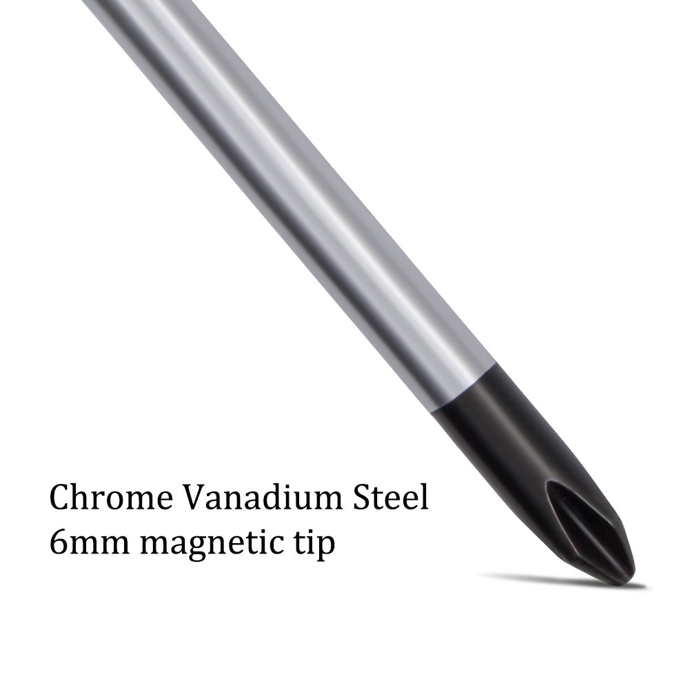 Phillips Screwdriver, abtong 12-Inch Screwdriver Shaft with Magnetic Tip Cross Head Soft-Grip NO.2 Screwdriver