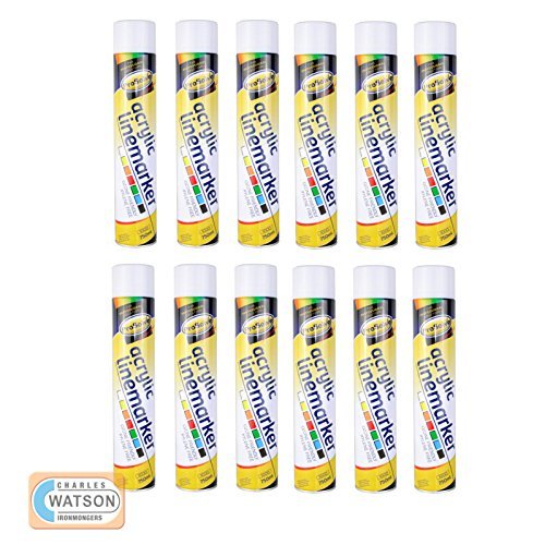 White Line Marker Spray Paint for Football Pitch, Car Parks, Floors