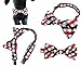 PET SHOW Plaid Dog Bow Ties Adjustable Bowties for Small Dogs Puppy Cats Party Pet Collar Neckties Customes Grooming Accessories Pack of 8