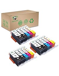 Supricolor PGI-225 CLI-226 - Juego de 15 cartuchos de tinta de alto rendimiento compatibles con PIXMA iP4820 iP4920 iX6520 MG5120 MG5220 MG5320 MG6120 MG6220 MG8120 MG8220 MX712 MX882 MX892 (sin gris)