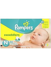Pampers Swaddlers Newborn Diapers Size 0, 88 Count