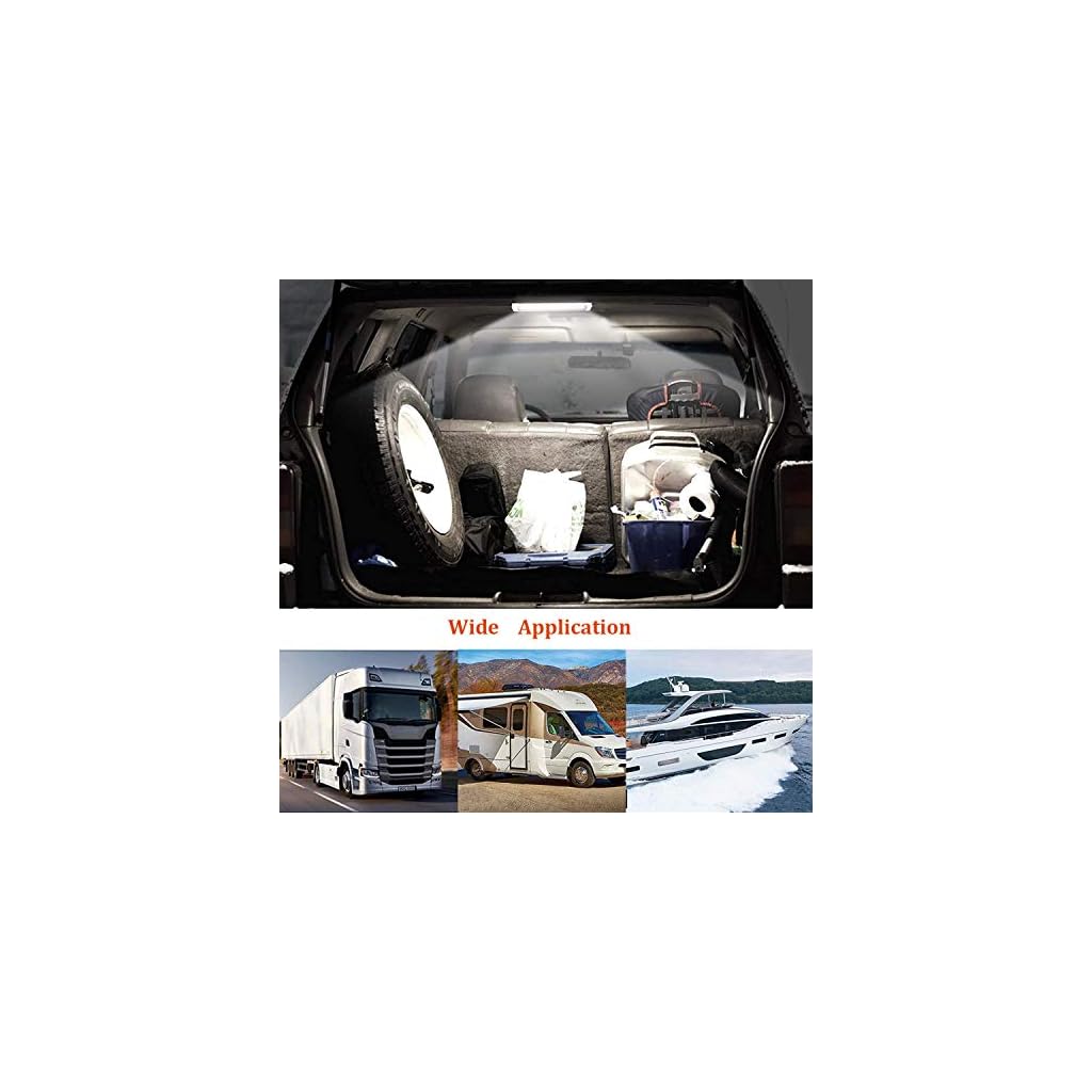 4x108 LED Innenbeleuchtung Auto Innenleuchten 12-80V LED Leuchtet