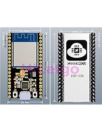 HiLetgo ESP WROOM 32 ESP32 ESP 32S junta de desarrollo 2.4 GHz WiFi + Bluetooth modo dual dos núcleos procesador de microcontrolador integrado con antena amplificadora de RF Filtro AP STA Arduino IDE