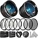 55MM Vivitar Essential Lens & Filter Accessory Kit for Nikon AF-P DX 18-55mm and Select Sony Lenses - Bundle with Wide Angle & Telephoto Lenses, Filters Kit & Macro Set, Lens Hood, Cap primary