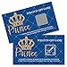 Big Dot of Happiness Royal Prince Charming - Baby Shower or Birthday Party Game Scratch Off Cards - 22 Count