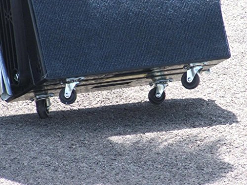 Pet Loader XL 18" Platform, Plastic, 5-Step with wheels