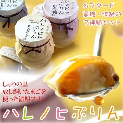 Amazon 高知県産 ハレノヒぷりん 焼酎 黒糖 カスタード計3個セット 産地直送 美味通販 食品 飲料 お酒 通販