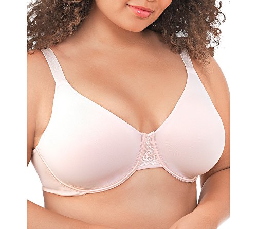 Vanity Fair Women's Beauty Back Minimizer Full Figure Underwire Bra 76080, Sheer Quartz, 40DD