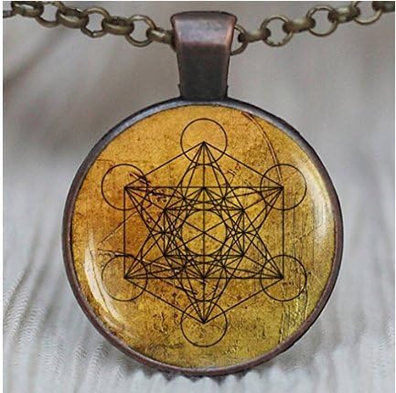 Metatron's Cube Pendant, Sacred Geometry Jewelry, Geometric Necklace, Sacred Geometry Necklace, Jewelry for Men, Necklace for Men