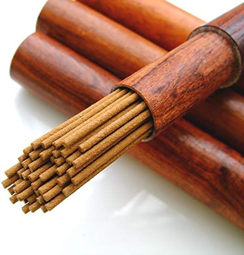 Morrenz - A++ Natural Agarwood 6A Oudh Incense Sticks Vietnam Eaglewood 21cm+43 Sticks Sweet Aroma Scent for Meditation Aromatherapy