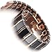 Kstyle Jewelry Mens Tungsten Bracelet, Rose Gold & Black, 7.9