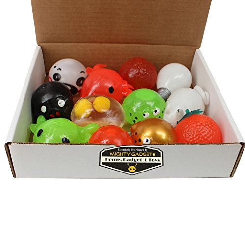Sticky Squishy Funny Splat Balls Assortment Pack by Mighty Gadget (R