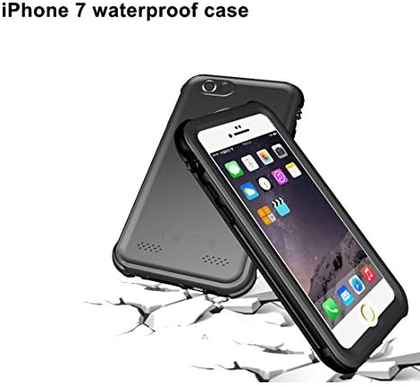 AGGICE Waterproof Case for iPhone 7 Fully Sealed Protection, Protect Screen Anti Impact Anti Scratch, Snow Proof, Dirty Proof, Shock Proof Cover, Case for iPhone 7