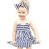 TIFENNY 2PCS Toddler Kids Baby Girls Outfits Clothes Summer Princess Dress+Headband Sets (4/5T)